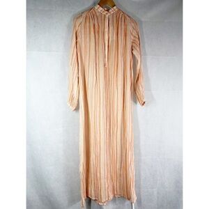 Christy Dawn The Riley Dress Size Small Salmon Stripe